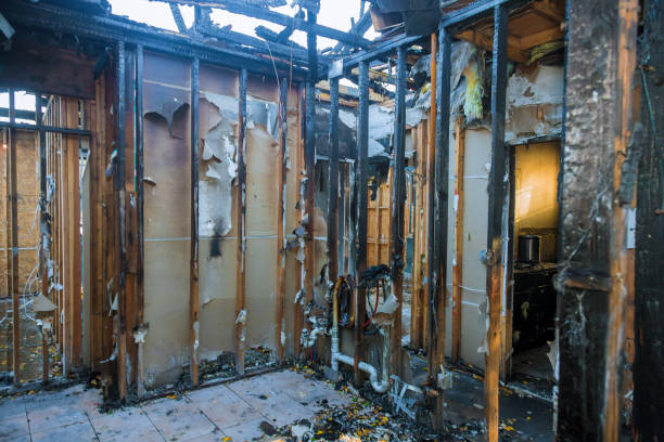 Professional Soot Cleanup technician working in Highgrove, CA